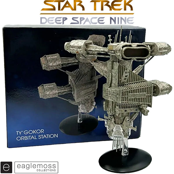 Eaglemoss Star Trek Deep Space 9 Ty'Gokor Orbital Station Ship Replica